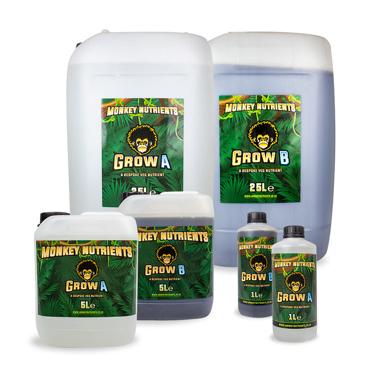 Monkey Nutrients Grow A+B - Safe Roots